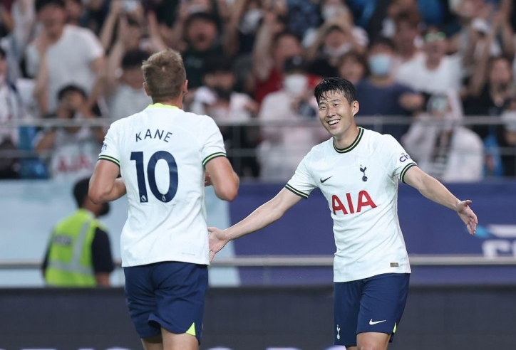 Son-Kane rực sáng, Tottenham vùi dập dàn sao K-League trong cơn mưa bàn thắng
