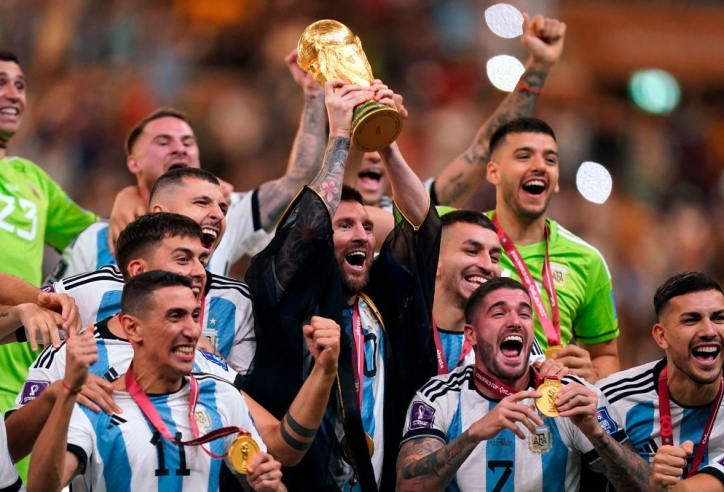 FIFA công bố xếp hạng đội bóng số 1 thế giới, Argentina đứng thứ 2