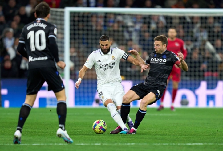 Trực tiếp Real Madrid 0-0 Sociedad: Kịch tính phút cuối