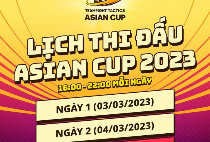 ĐTCL: Danh sách chia bảng tại TFT ASIAN Cup 2023 ngày 1
