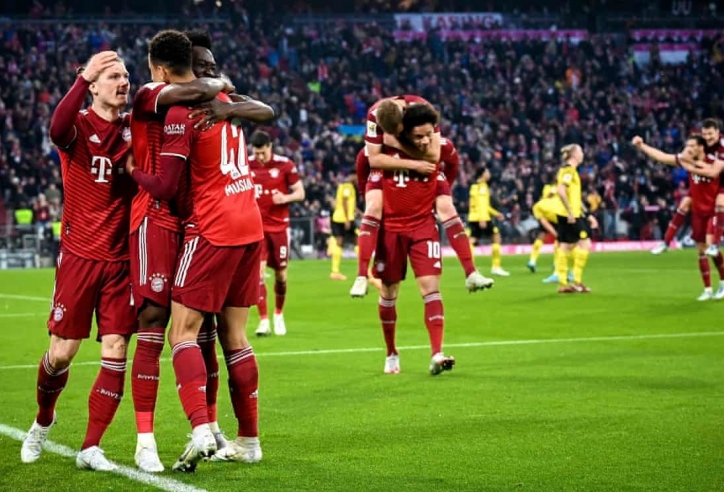 Bayern Munich vô địch Bundesliga lần thứ 10 liên tiếp