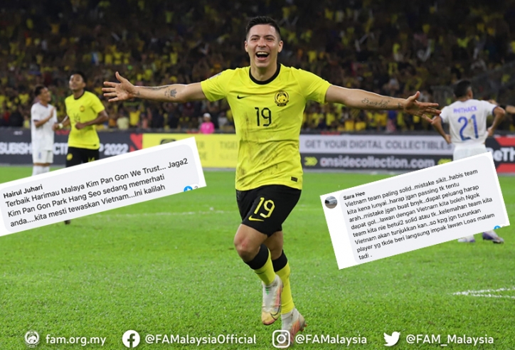 Thắng dễ Lào 5-0, CĐV Malaysia tự tin: ‘Đây là thời điểm để đánh bại Việt Nam’