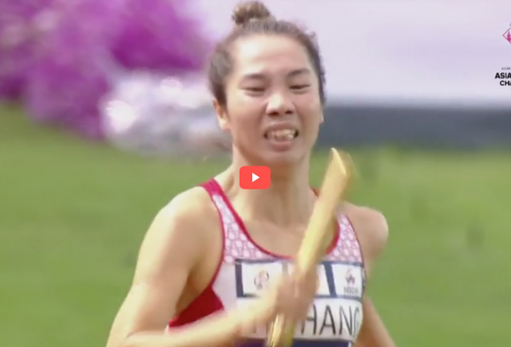 VIDEO: Việt Nam giành HCV 4x400m nữ giải điền kinh châu Á 2023
