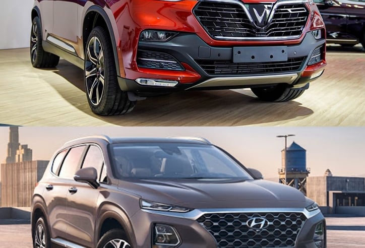 So sánh VinFast Lux SA2.0 và Hyundai SantaFe 2021: Chọn xe Việt hay xe Hàn?