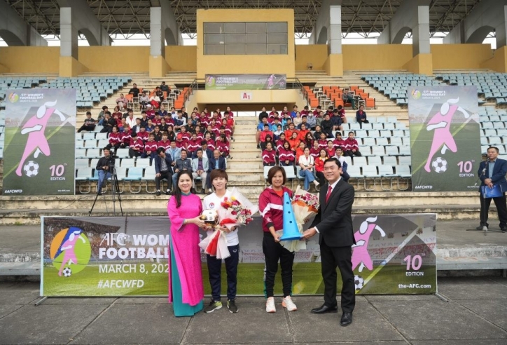 Bóng đá Việt Nam hưởng ứng sự kiện đặc biệt của AFC nhân ngày 8/3