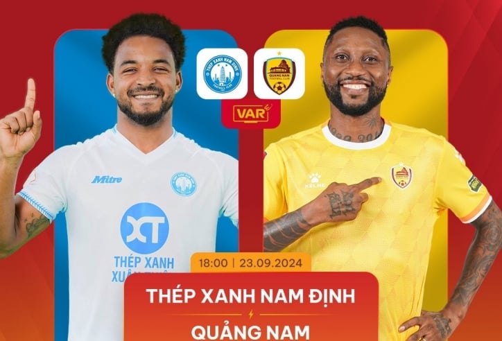 Trực tiếp Nam Định vs Quảng Nam, 18h00 hôm nay 23/9