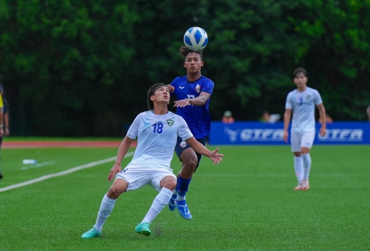 Campuchia thua trắng 7 bàn tại giải U20 châu Á