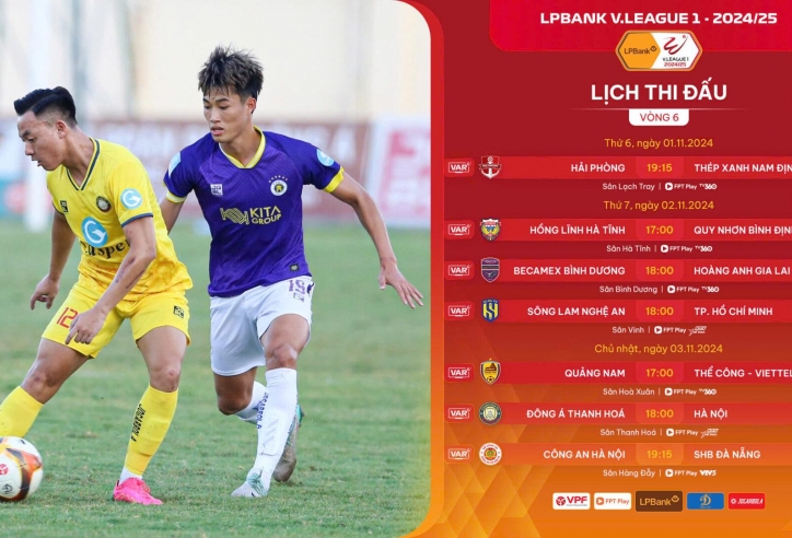 Vòng 6 V-League 2024/25: Hấp dẫn cao độ!