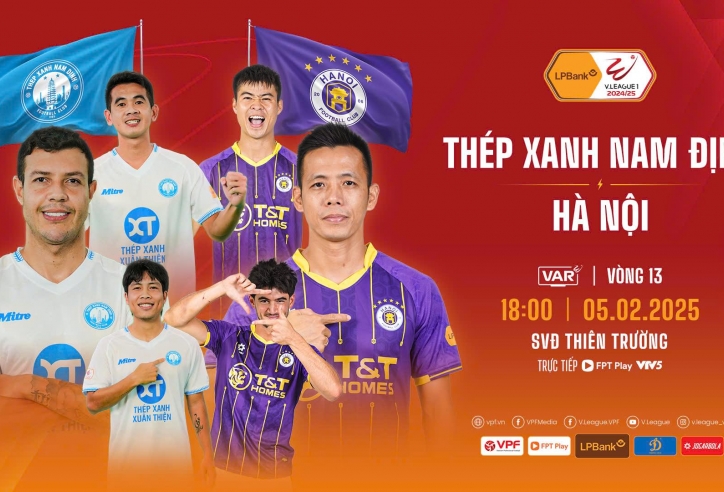 Hấp dẫn trận khai xuân V-League giữa Nam Định vs Hà Nội