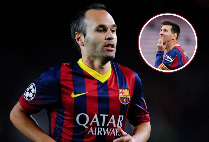 Iniesta bất ngờ gạch tên Messi khỏi 1 bình chọn