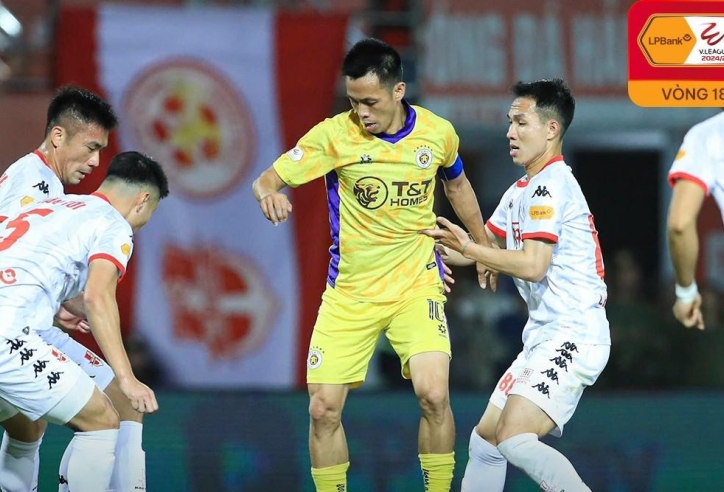 Hòa Hải Phòng, Hà Nội FC bỏ lỡ cơ hội áp sát top 1