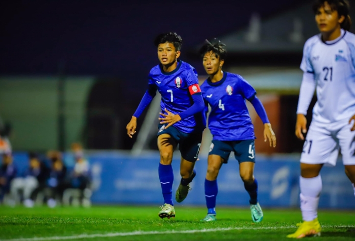 Campuchia thắng danh dự đội bóng yếu trước khi bị loại khỏi U17 châu Á