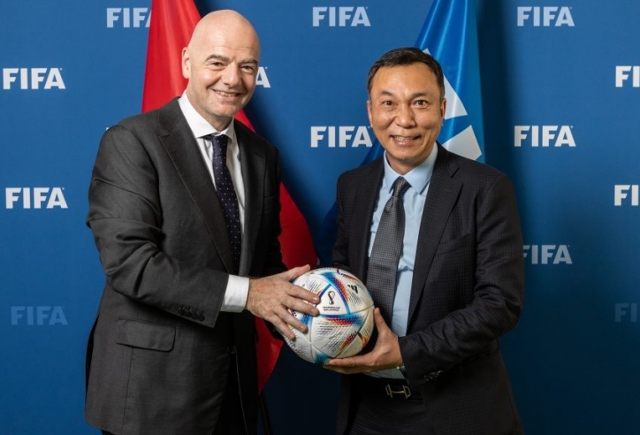 Chủ tịch VFF gửi thư chúc mừng Chủ tịch FIFA
