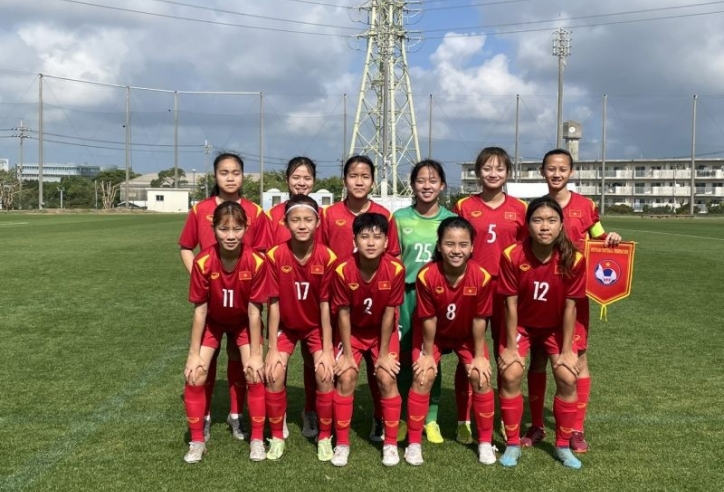 Đội nữ Việt Nam thắng hủy diệt đối thủ ở giải Nhật Bản