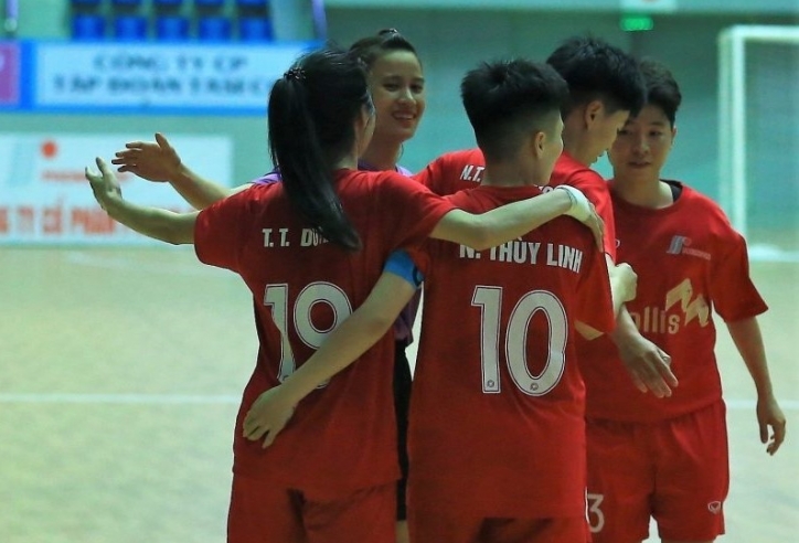 Vòng 2 giải futsal nữ VĐQG 2023: Phong Phú Hà Nam dẫn đầu