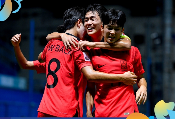 U17 Hàn Quốc hủy diệt đội bóng Tây Á với tỉ số không tưởng