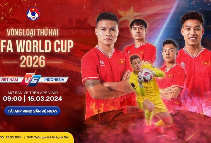 VFF công bố giá vé trận đại chiến Việt Nam vs Indonesia