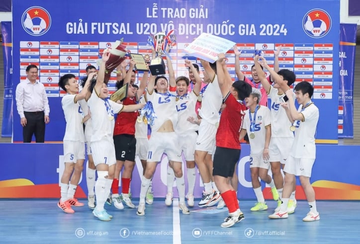 Thái Sơn Bắc vô địch U20 futsal quốc gia lần đầu tiên