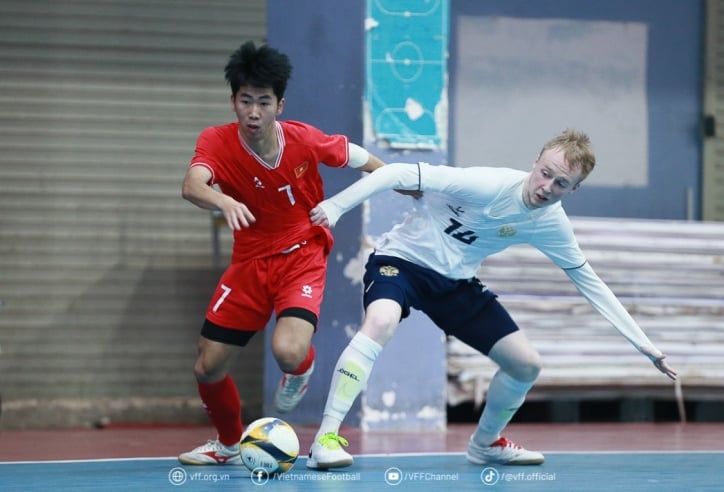 Thi đấu dũng cảm, U19 futsal Việt Nam cầm chân ĐT U19 Nga