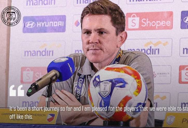 HLV U23 Philippines tự tin hóa giải những miếng đánh của U23 Việt Nam