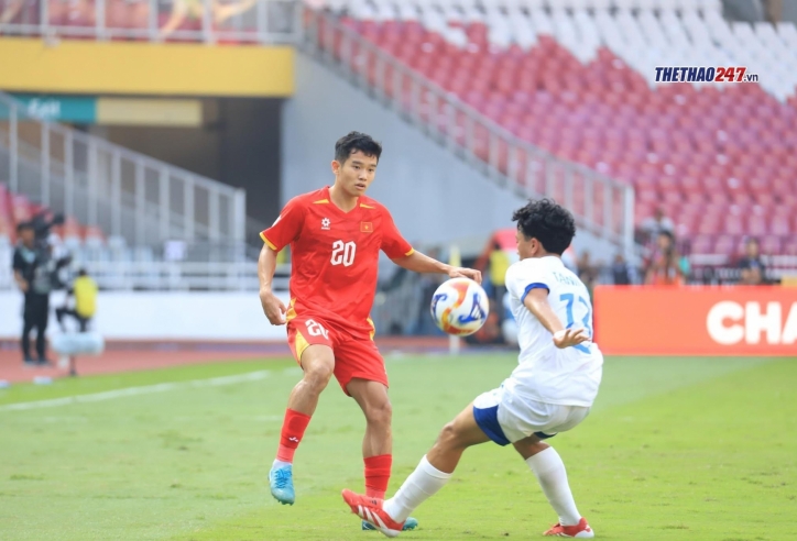 Trực tiếp U23 Việt Nam 0-0 U23 Philippines: Cột dọc từ chối