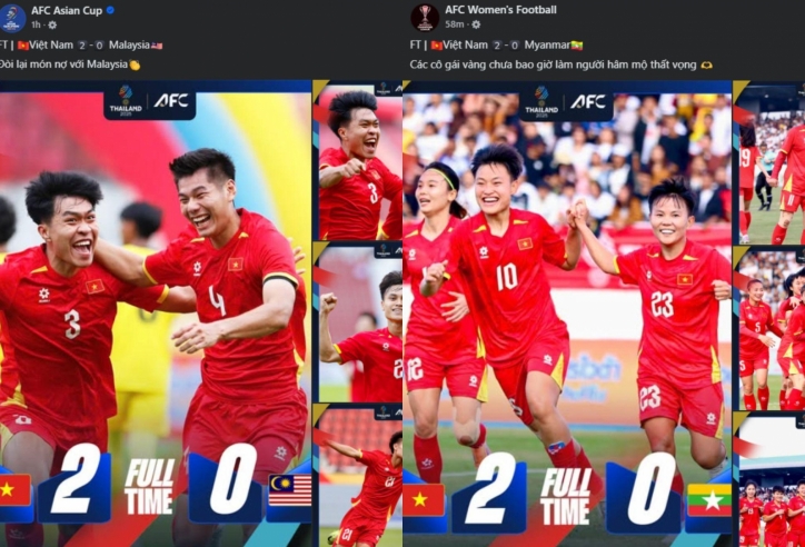 Bóng đá Việt Nam đại thắng, AFC gửi thông điệp đặc biệt