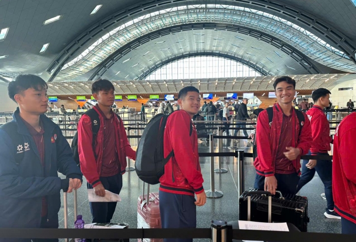 Đáp sân bay, U23 Việt Nam lập tức tập buổi đầu tiên ở Ả Rập Xê Út