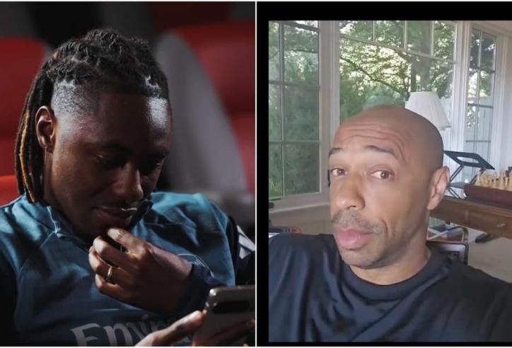 Vừa tới Arsenal, Eze nhận thông điệp bất ngờ từ huyền thoại Henry