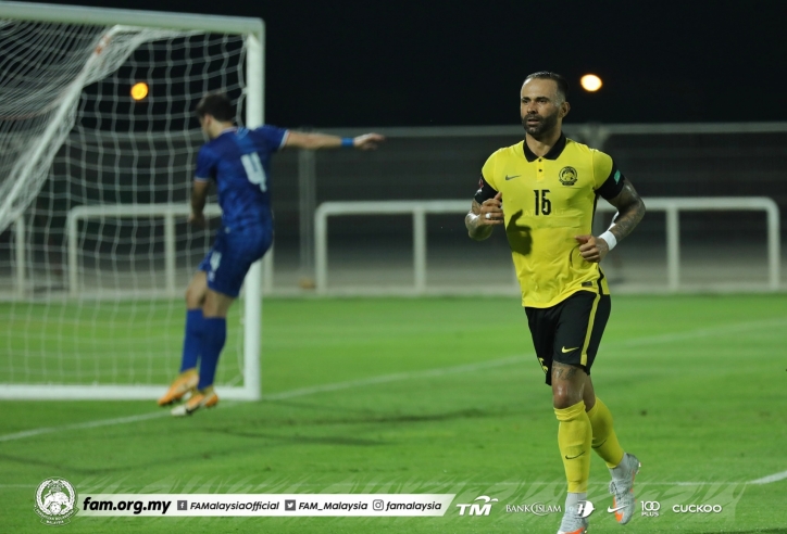 ĐT Malaysia mất chân sút chủ lực trước trận gặp Bahrain