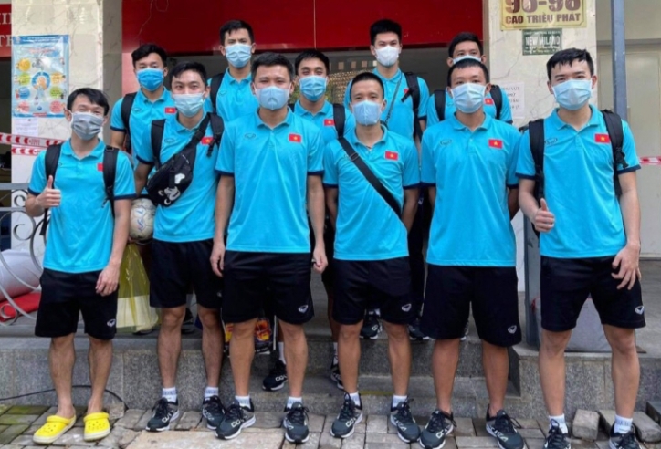 ĐT futsal Việt Nam hoàn tất cách ly, sẵn sàng thi đấu trở lại