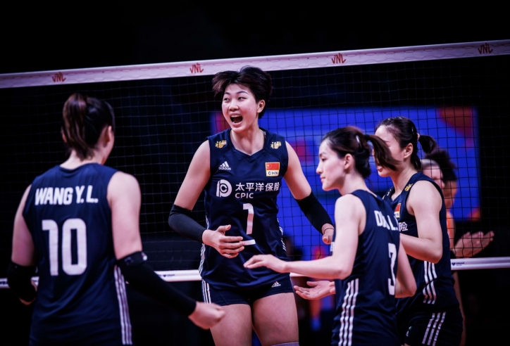 Kết quả bóng chuyền nữ VNL 2022 ngày 3/6: Trung Quốc nhấn chìm chủ nhà