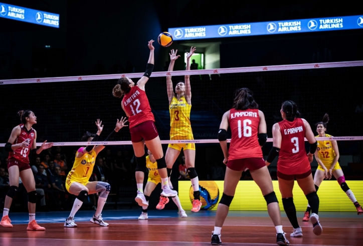 Bóng chuyền nữ Thái Lan thắng Trung Quốc - đội bóng số 2 thế giới