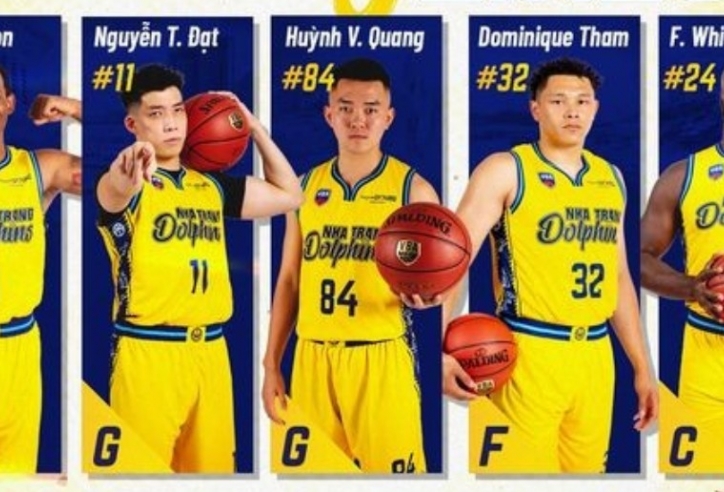 Danh sách Nha Trang Dolphins tham dự giải bóng rổ VBA 2022