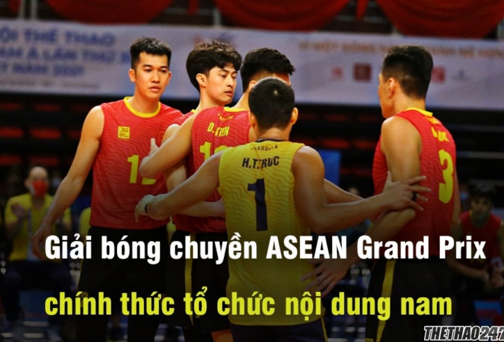 Giải bóng chuyền ASEAN Grand Prix 'lần đầu tiên' có phiên bản nam