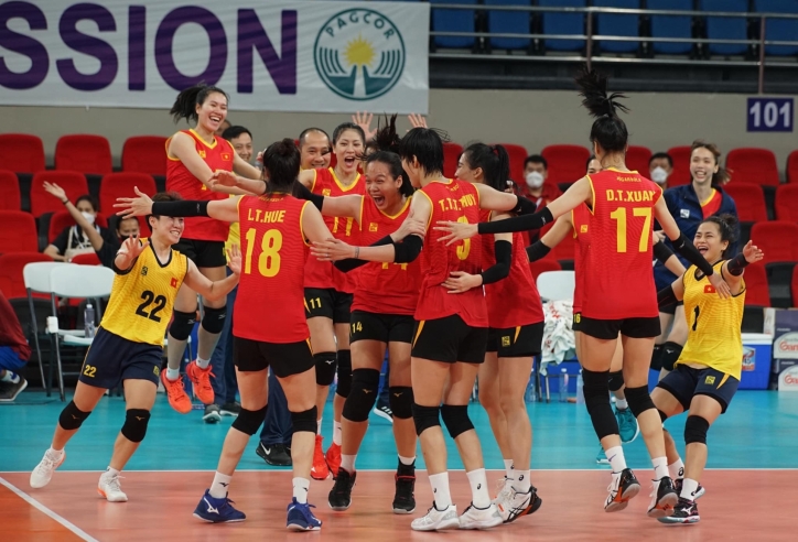 Hạ Đài Loan, bóng chuyền nữ Việt Nam giành vé vào bán kết AVC Cup 2022