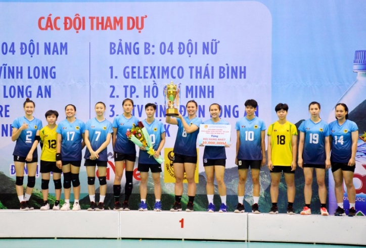 VTV Bình Điền Long An vô địch giải bóng chuyền Long An mở rộng 2022