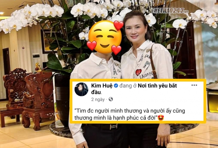 Hoa khôi bóng chuyền Kim Huệ sánh vai bên bạn trai bí ẩn