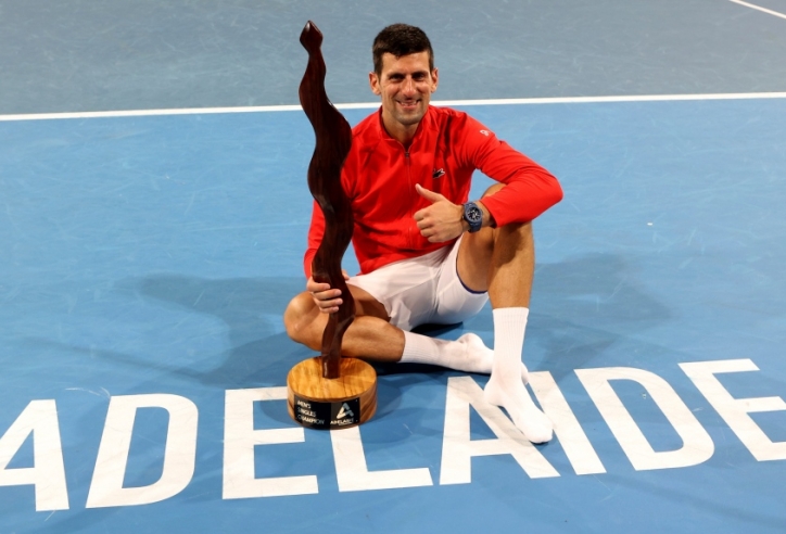 Novak Djokovic giành chức vô địch Adelaide International 1 2023