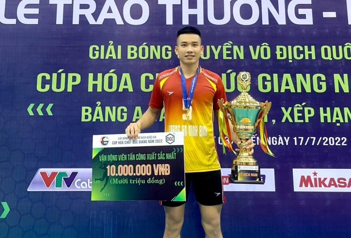 Quốc Duy rời Ninh Bình, chưa có bến đỗ tại giải bóng chuyền VĐQG 2023