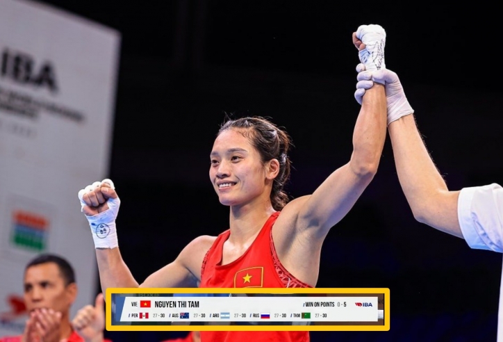 Hủy diệt HCĐ thế giới, Nguyễn Thị Tâm vào bán kết Boxing nữ VĐTG 2023