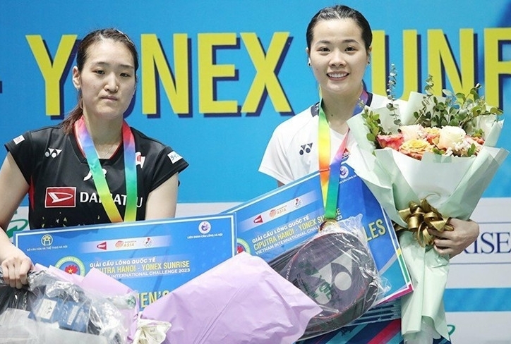 Nguyễn Thùy Linh vô địch giải cầu lông Ciputra Hanoi 2023