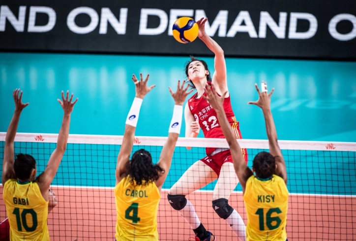 Link xem trực tiếp bóng chuyền nữ VNL 2023 ngày 31/5: Trung Quốc vs Brazil