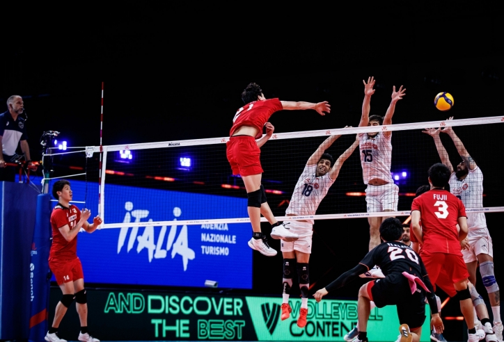 Lịch thi đấu bóng chuyền nam VNL 2023 ngày 6/6: Iran vs Nhật Bản