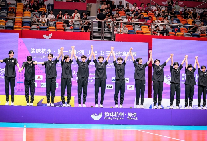 Trao thưởng cá nhân và đồng đội giải bóng chuyền nữ U16 châu Á 2023: Nhật Bản vô địch