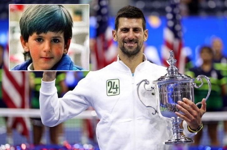 VIDEO: Novak Djokovic lần đầu cầm vợt 'tạo bão' trên MXH