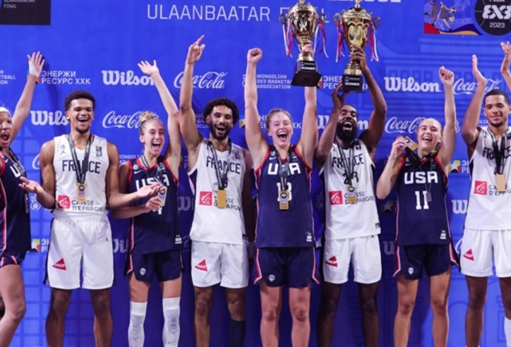 Pháp và Mỹ vô địch giải bóng rổ FIBA 3x3 Nations League 2023