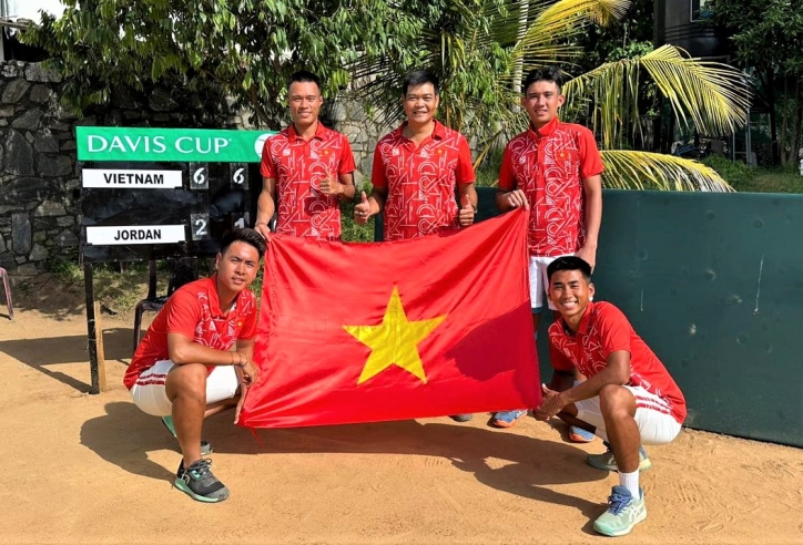Xác định đối thủ của Việt Nam tại play-off nhóm II Davis Cup thế giới 2024