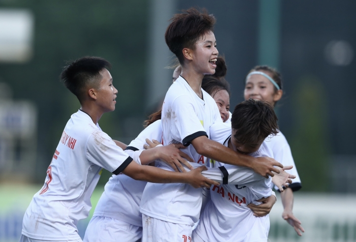 Giải U16 nữ VĐQG 2022: Hà Nội có chiến thắng đầu tiên