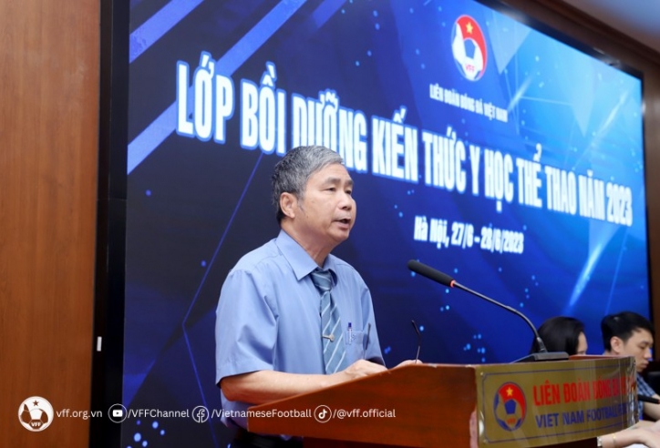 LĐBĐ Việt Nam tổ chức lớp bồi dưỡng kiến thức y học thể thao 2023