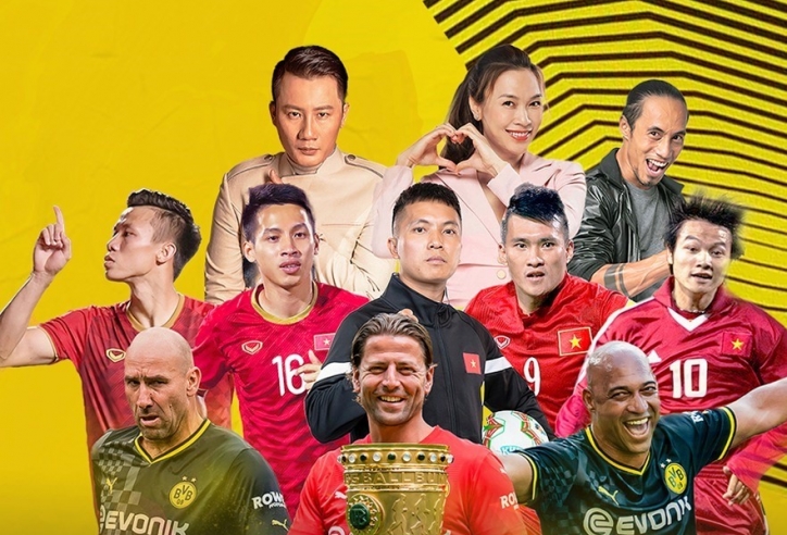 CĐV nhận tin vui ở trận ngôi sao Việt Nam đấu Dortmund